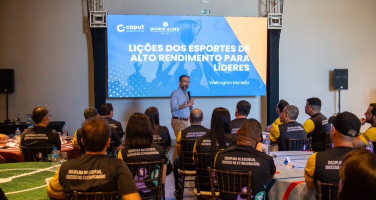 Moinho Globo conecta esporte e liderança em palestra para seus líderes